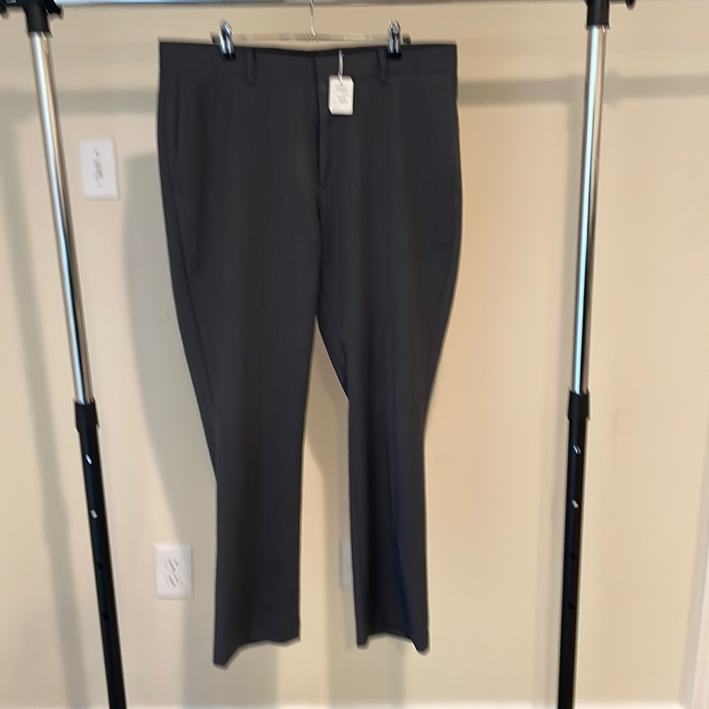 Apt 9 Gray Premier Flex Slim Fit Dress Pants